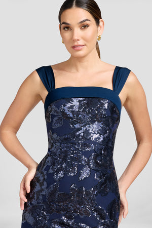 Julie Dress / NAVY MULTI