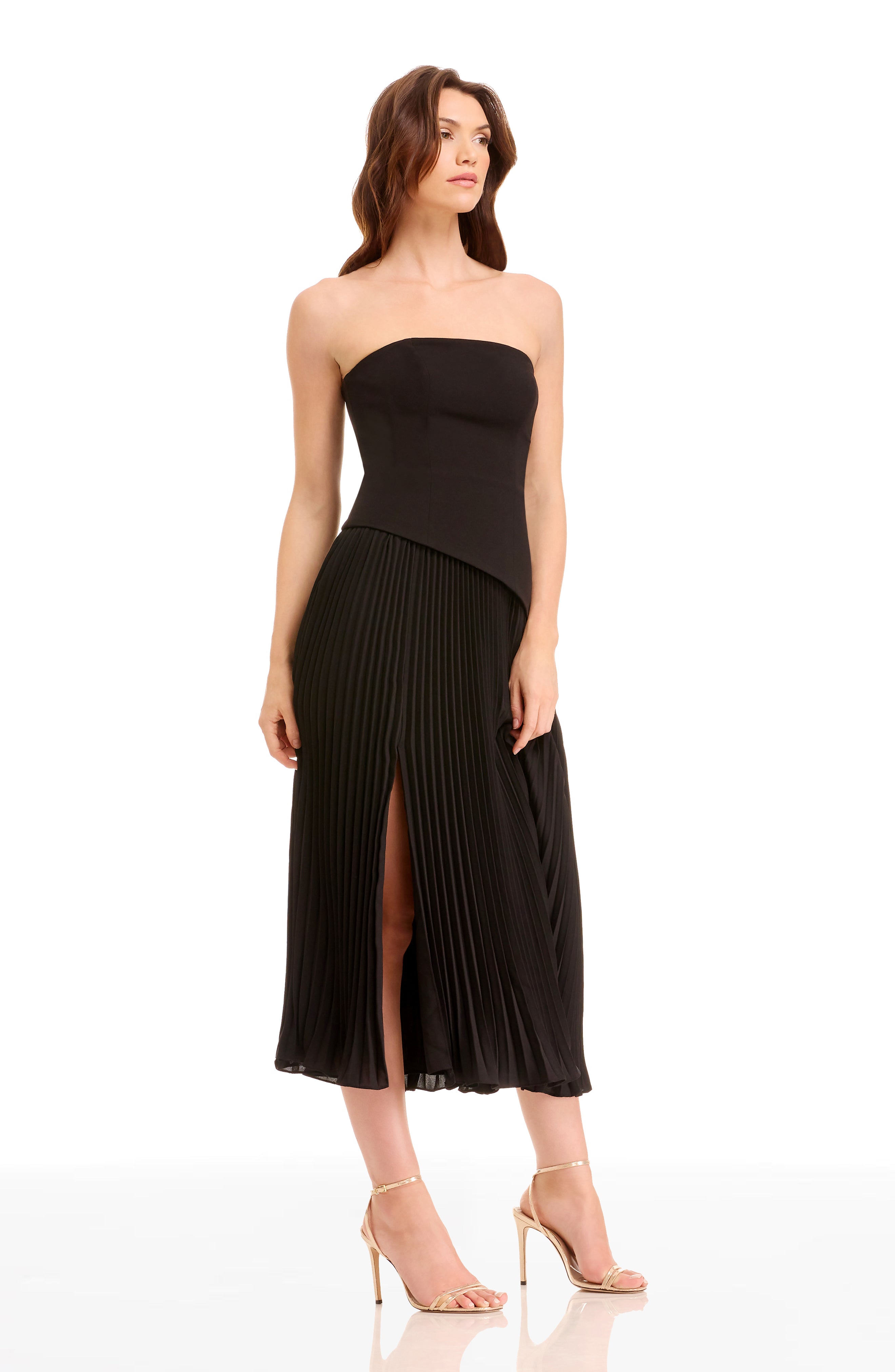 Theory grossed popplin dress ブラック S Amazon.com: Dress the Population Women's Gloria High Neck