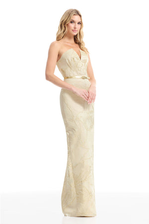 KAHLANI GOWN / CHAMPAGNE MULTI