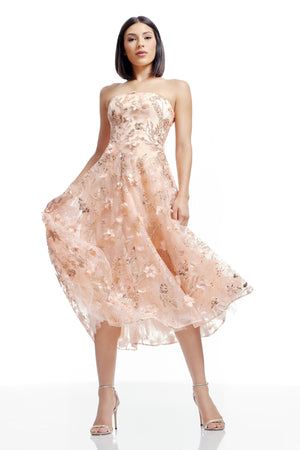 Kailyn Dress / PEACH MULTI