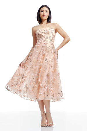 Kailyn Dress / PEACH MULTI