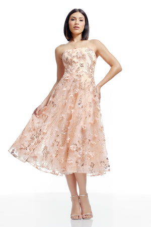 Kailyn Dress / PEACH MULTI