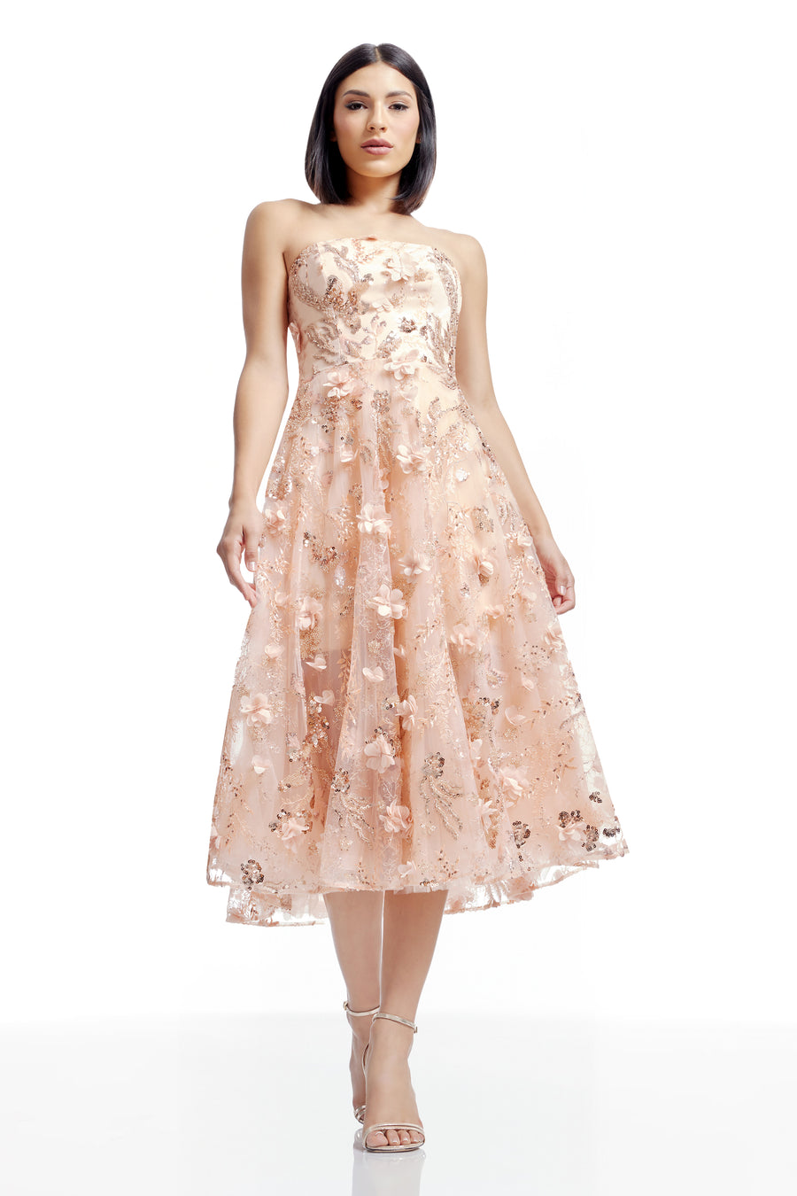 Kailyn Dress / PEACH MULTI