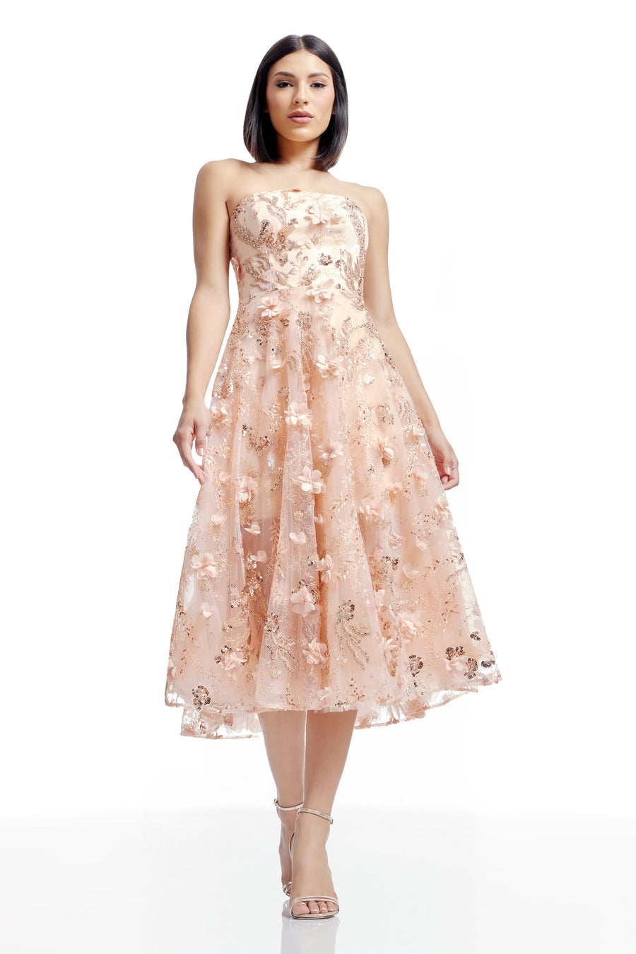 Kailyn Dress / PEACH MULTI