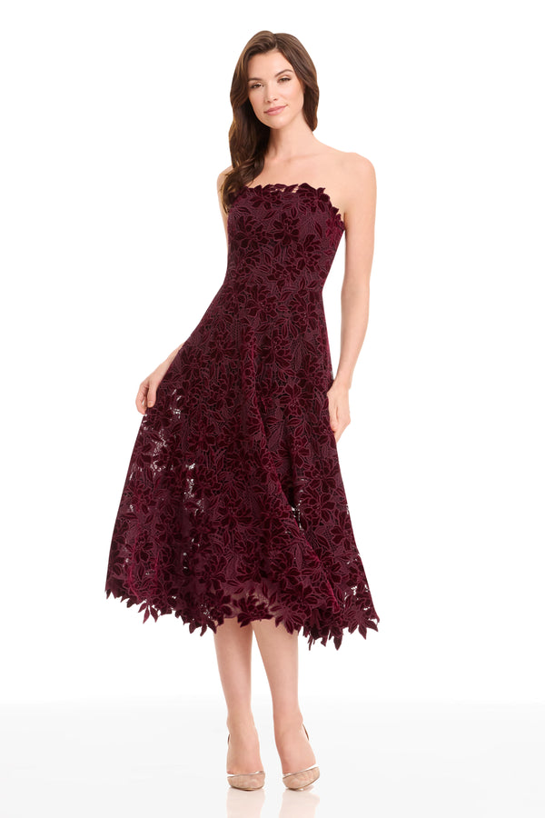 KAILYN DRESS / OXBLOOD