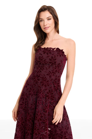 KAILYN DRESS / OXBLOOD