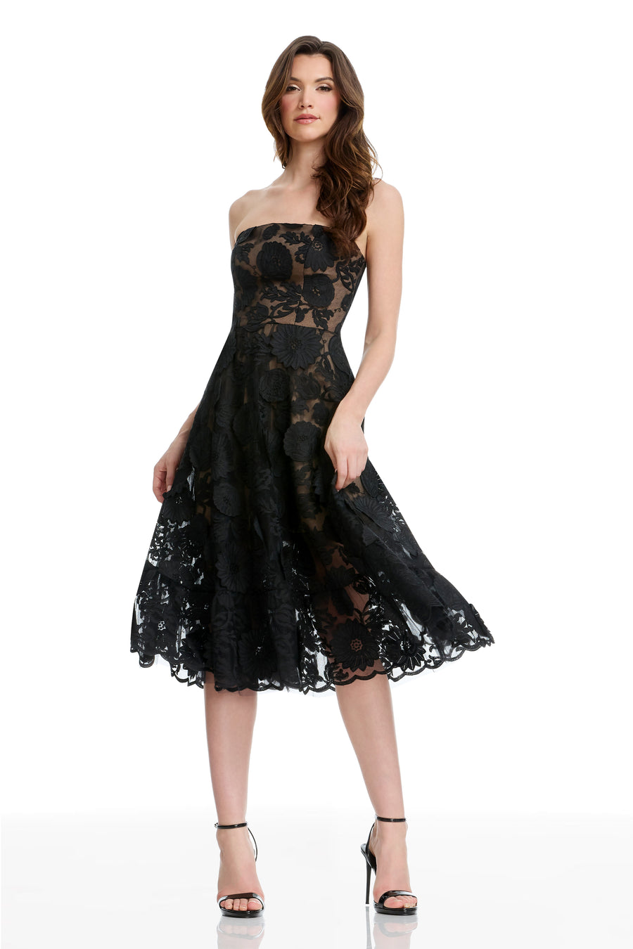 KAILYN DRESS / BLACK-NUDE