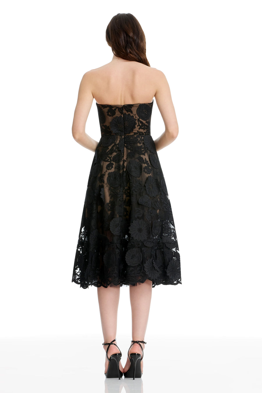 KAILYN DRESS / BLACK-NUDE