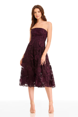 KAILYN DRESS / DARK CHERRY