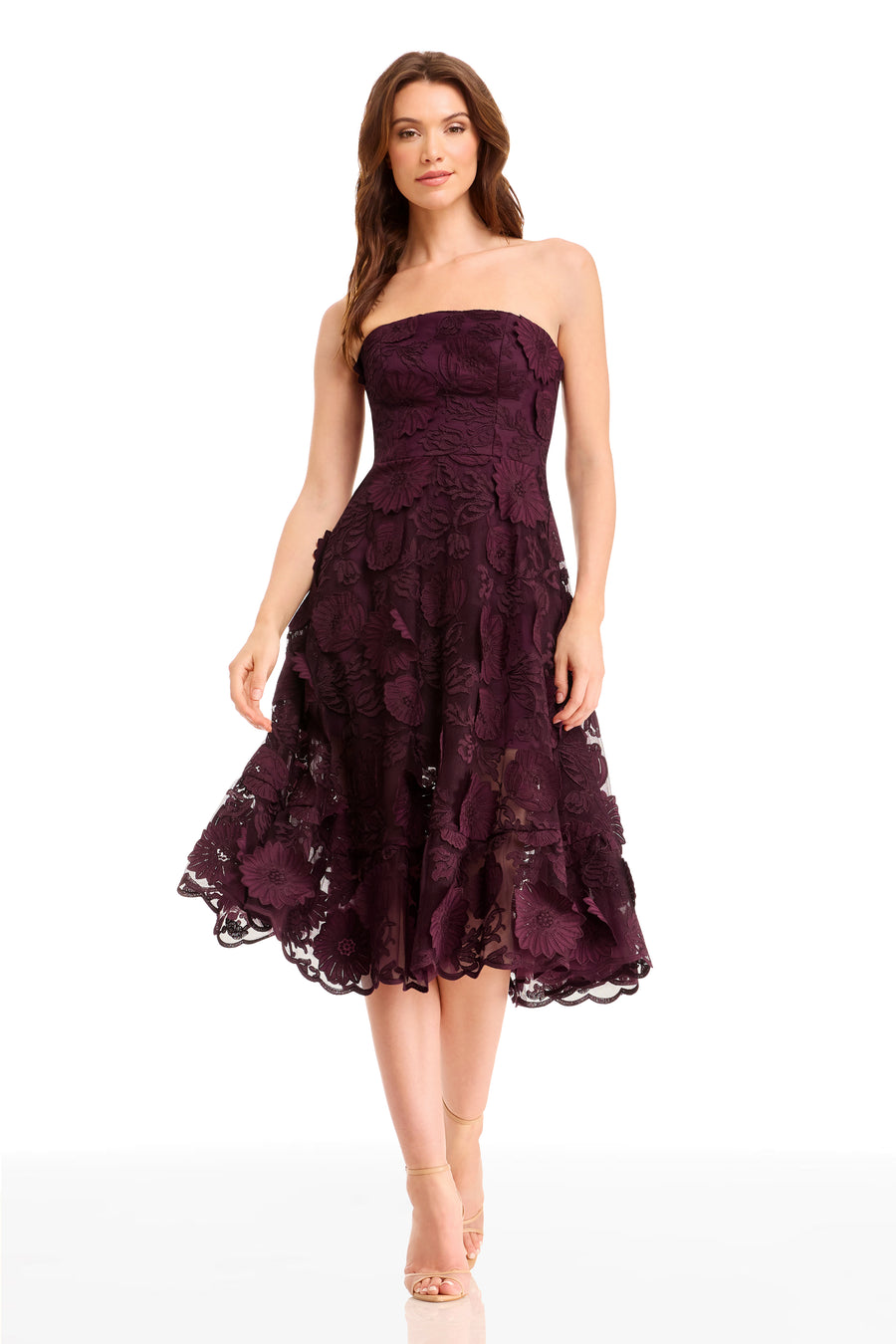 KAILYN DRESS / DARK CHERRY