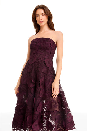 KAILYN DRESS / DARK CHERRY