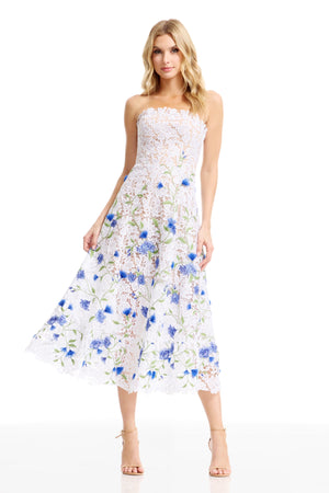 KAILYN DRESS / WHITE MULTI