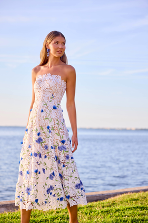 KAILYN DRESS / WHITE MULTI