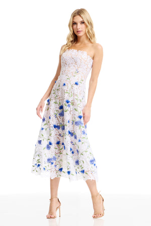 KAILYN DRESS / WHITE MULTI