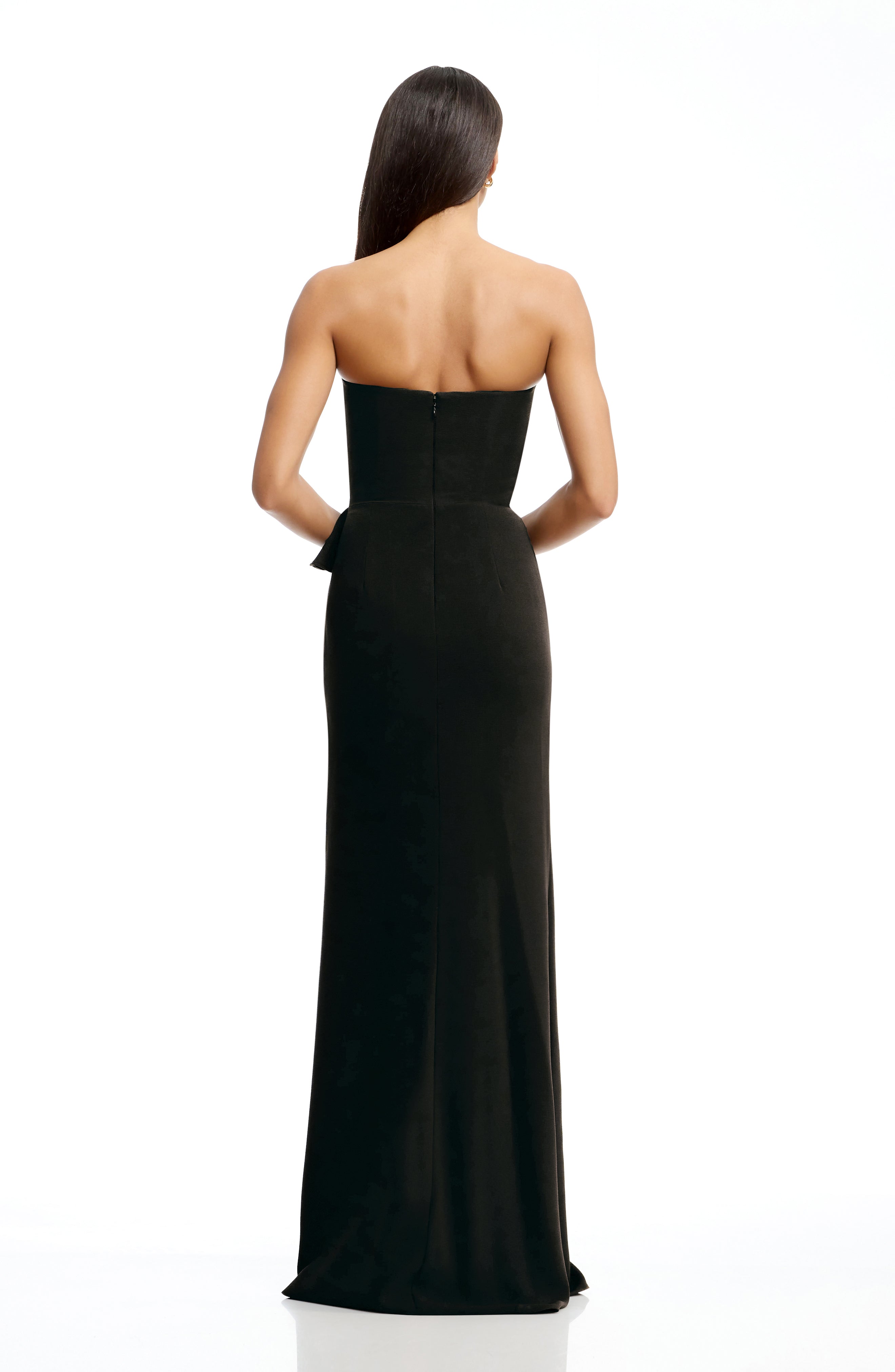 strapless open back dress Kai Gown L / Sky