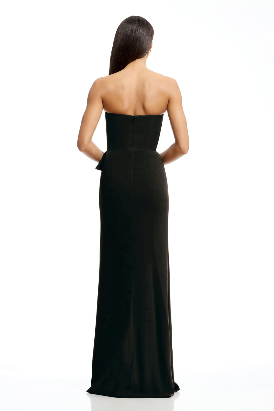 dress the population kai crepe maxi dress Dress the Population Kai Gown - Blue