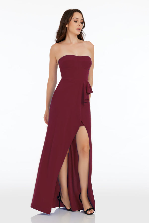 Kai Gown / BURGUNDY