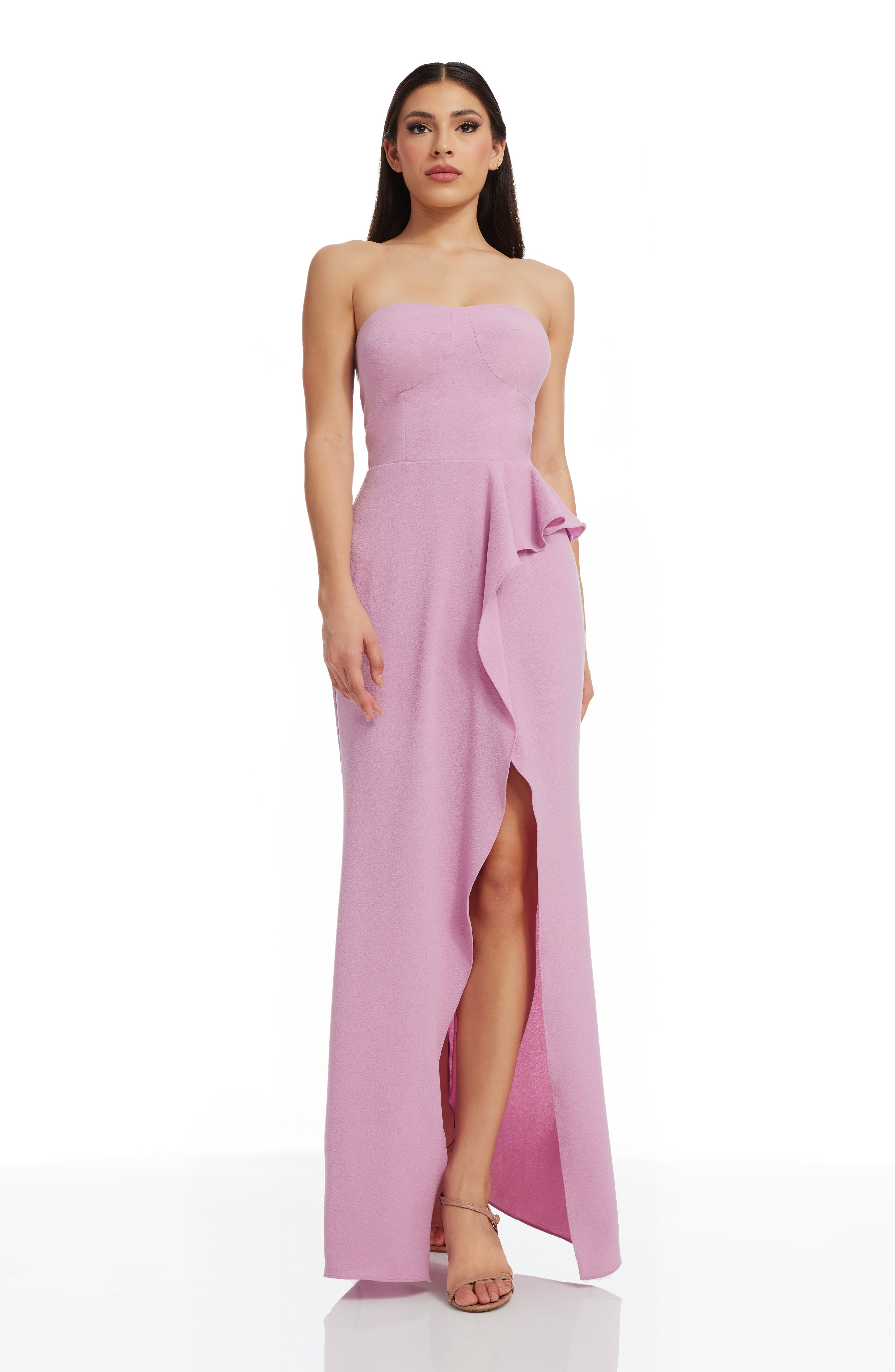 gold maxi dress satin Gala Moment Satin Maxi Dress in Rose Gold S / Rose Gold