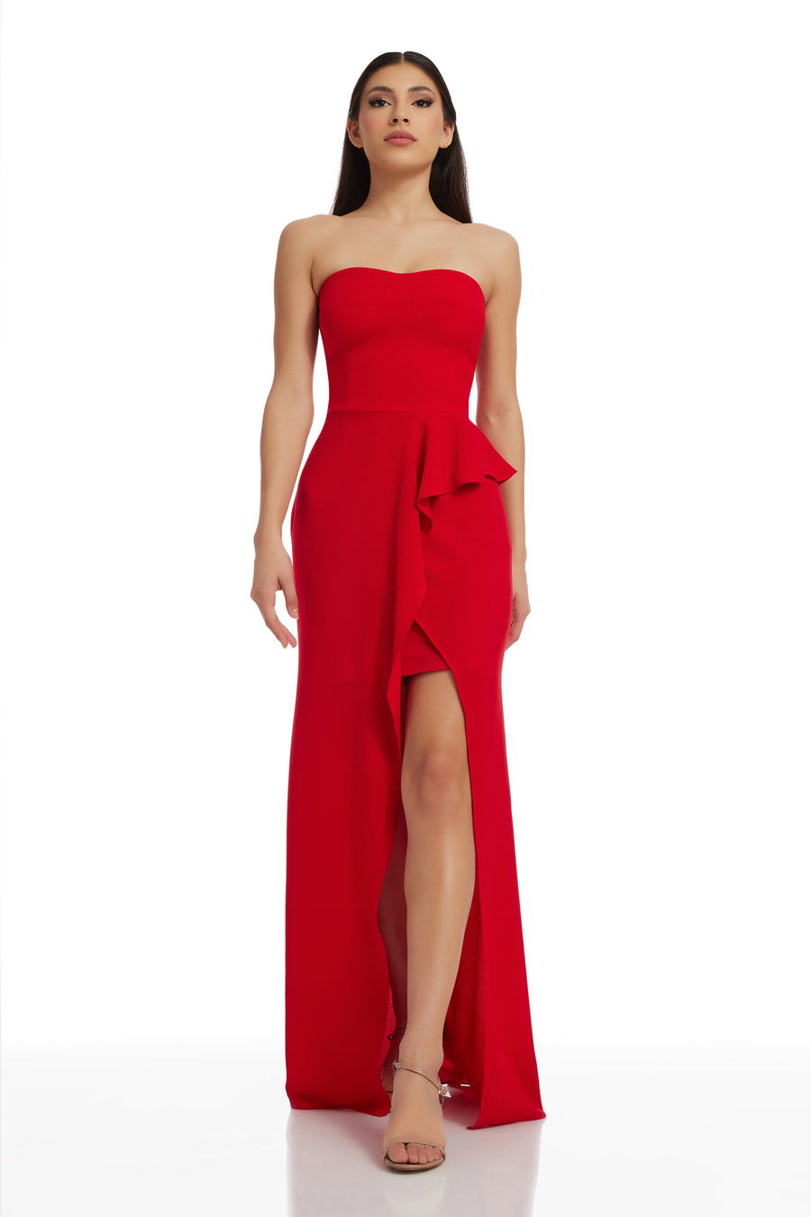 Dress the Population Kai Gown - Blue - L Dress the Population Kai Gown - Blue - L