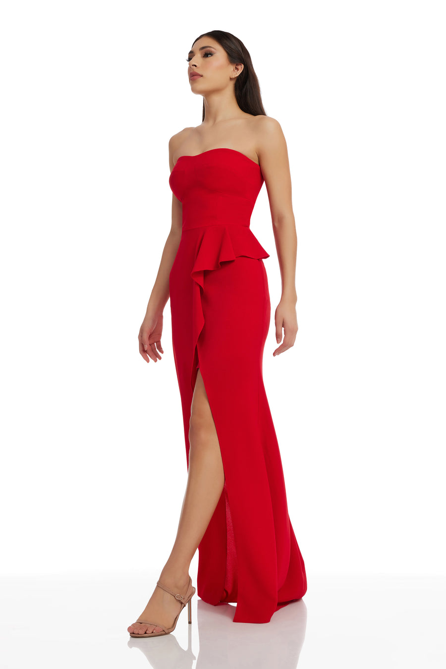 Dress the Population Kai Gown - Blue - L Dress the Population Kai Gown - Blue - L