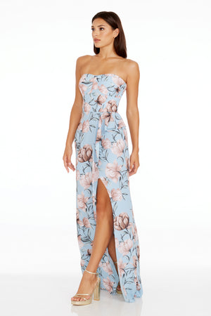 Kai Gown / POWDER BLUE MULTI