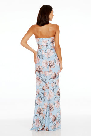 Kai Gown / POWDER BLUE MULTI