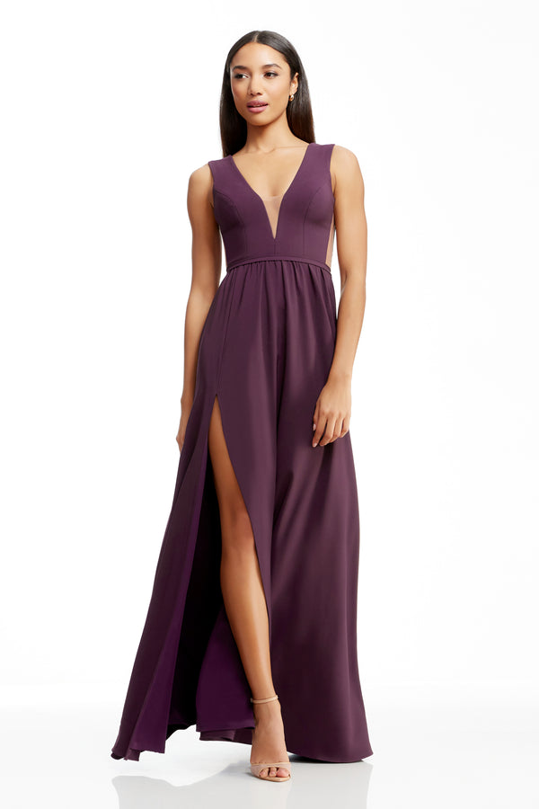 KATRINA GOWN / MIDNIGHT PLUM