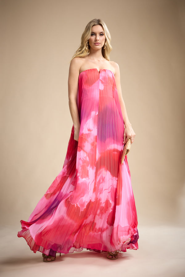 KELSTON DRESS / BLUSH MULTI