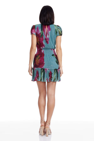 Kenley Dress / TURQUOISE MULTI
