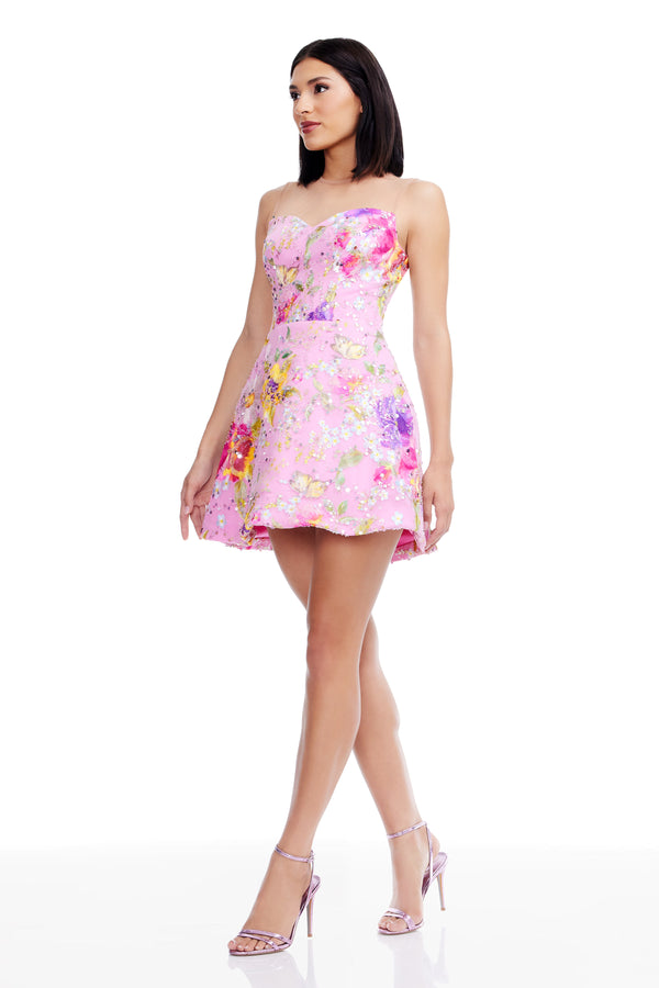 Kerra Dress / LILAC MULTI