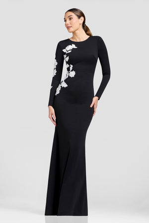 Kiera Dress / BLACK-WHITE
