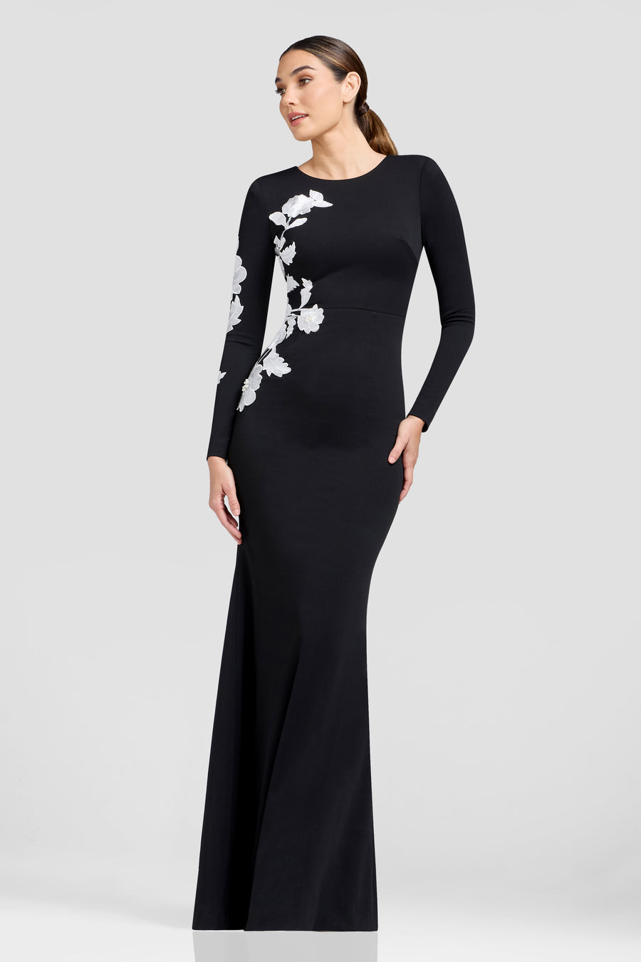 Kiera Dress / BLACK-WHITE