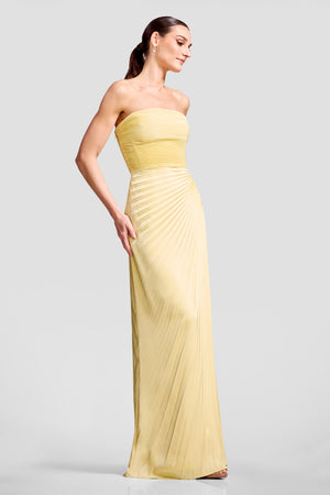 KINLEY DRESS / BUTTER YELLOW