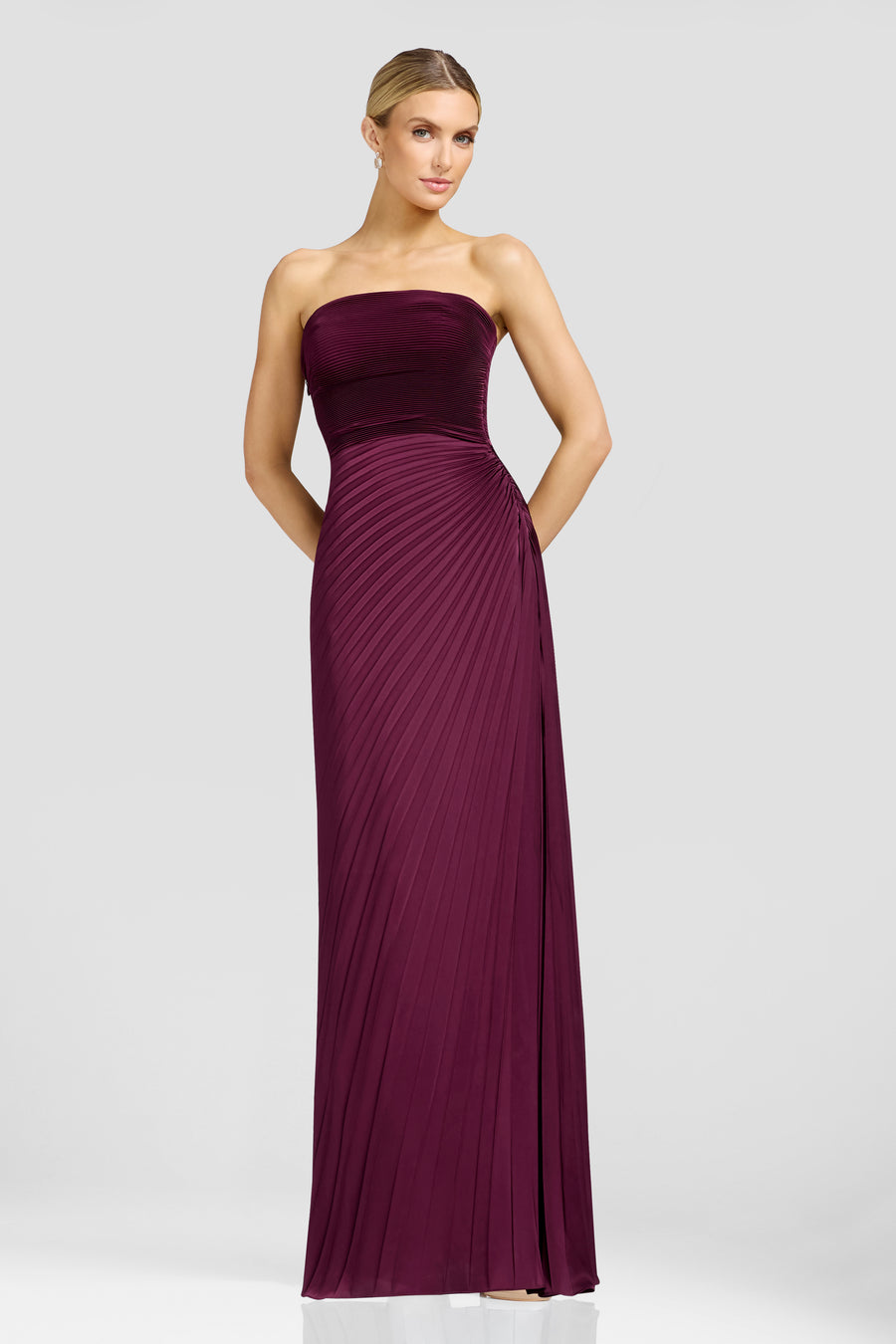 Kinley Dress / DARK CHERRY
