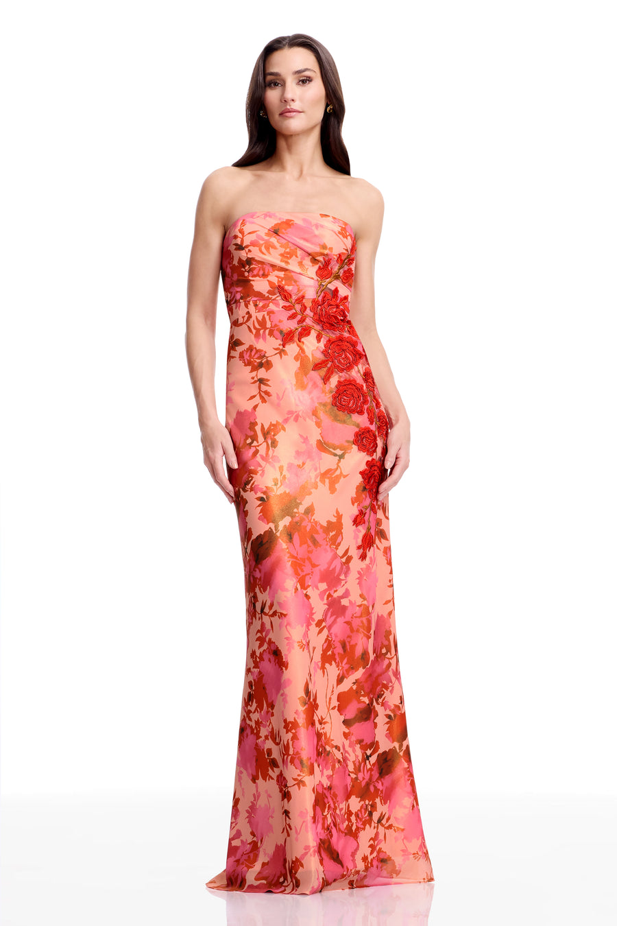 Kinley Gown / PEACH MULTI