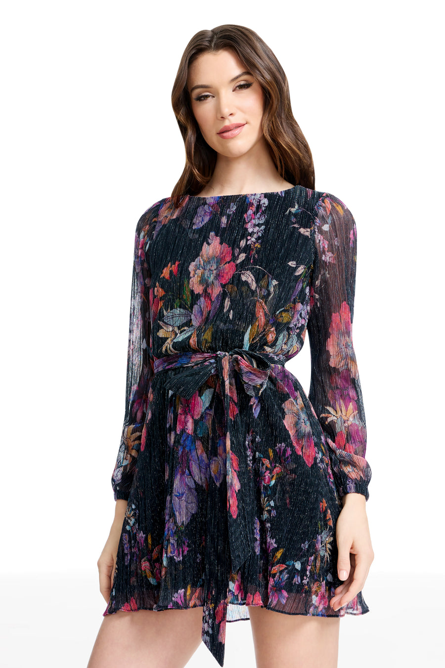 Kirsi Dress / VIOLET MULTI