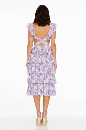 Kristen Dress / LAVENDER MULTI