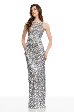 LANEY DRESS / SILVER MULTI