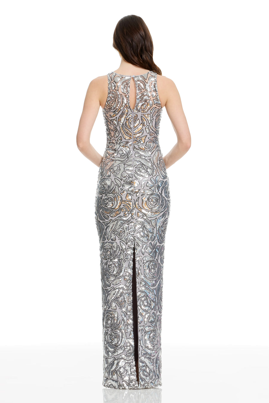 LANEY DRESS / SILVER MULTI