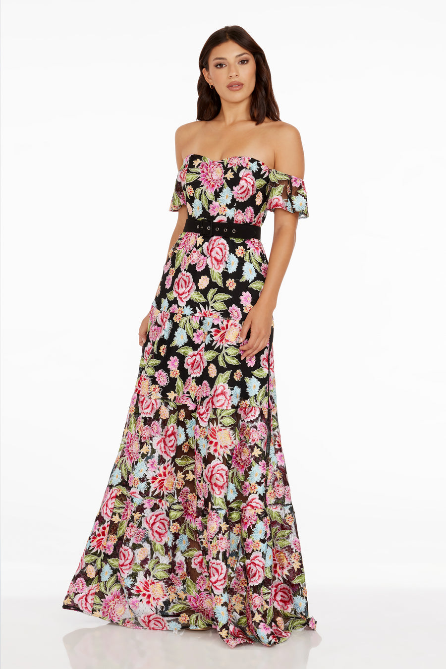 Lara Dress / PINK ROSE MULTI