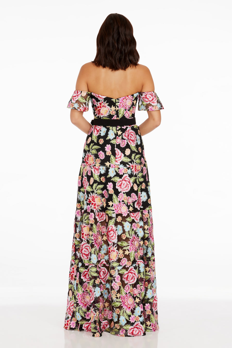 Lara Dress / PINK ROSE MULTI