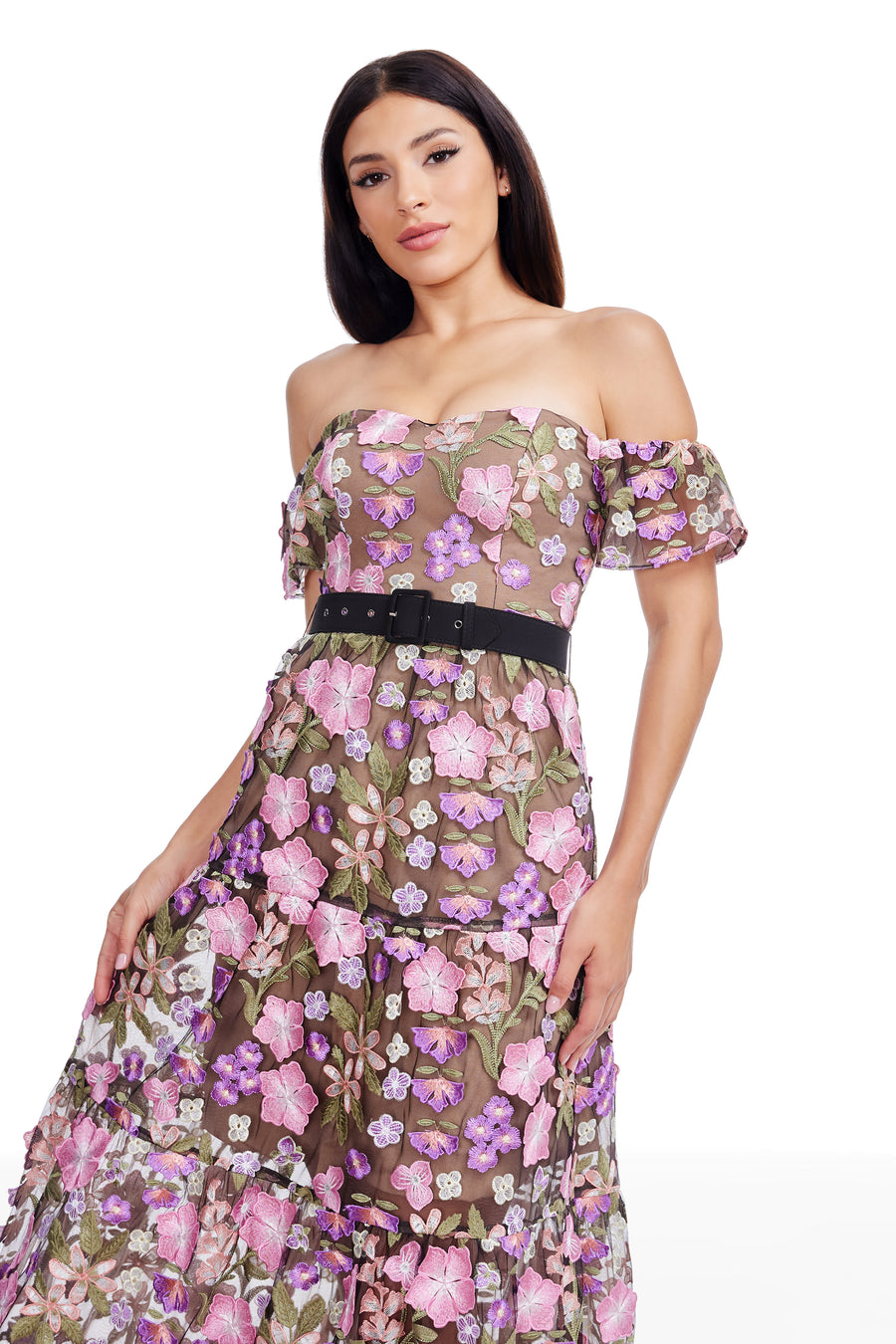 Lara Gown, XL / Black MULTI Lara Gown, XL / Black MULTI