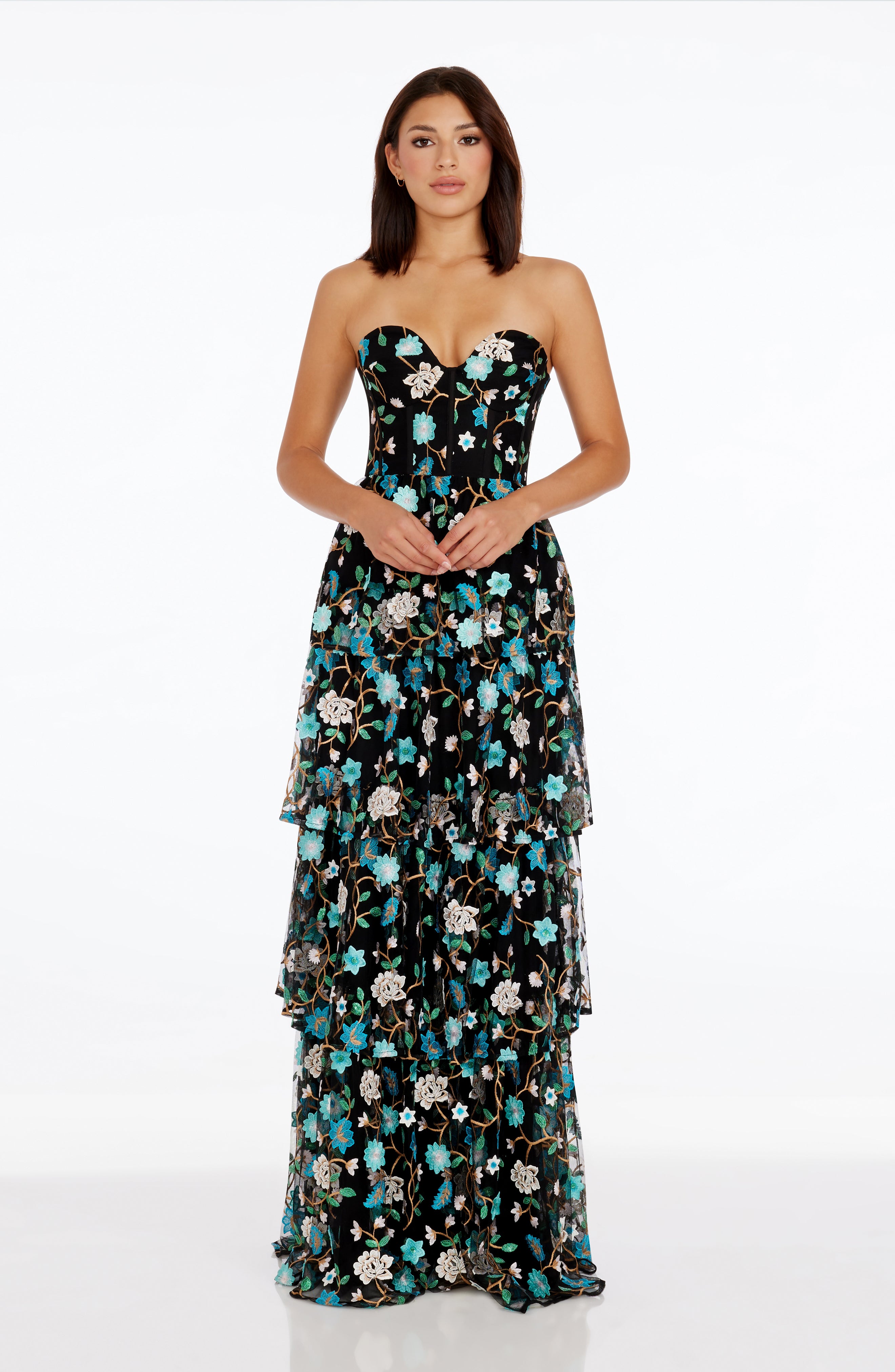 ◆DressthePopulation◆Umalina ドレスBLUSH MULTI Umalina Dress – Dress the Population