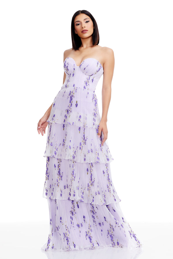 Layana Dress / WISTERIA MULTI
