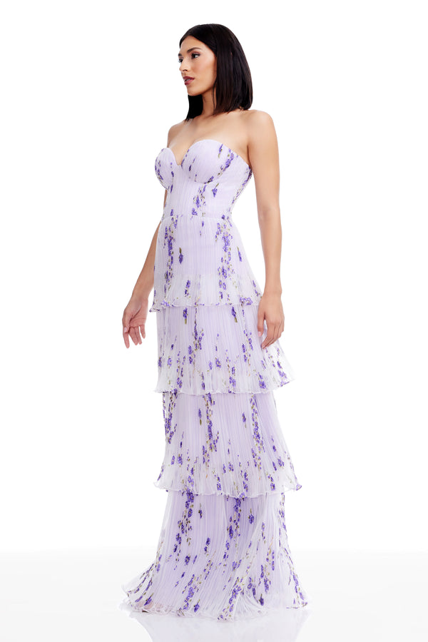 Layana Dress / WISTERIA MULTI