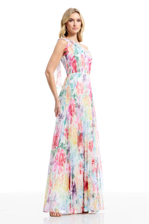 LEANDRA GOWN / IVORY MULTI
