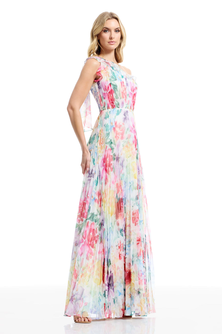 LEANDRA GOWN / IVORY MULTI