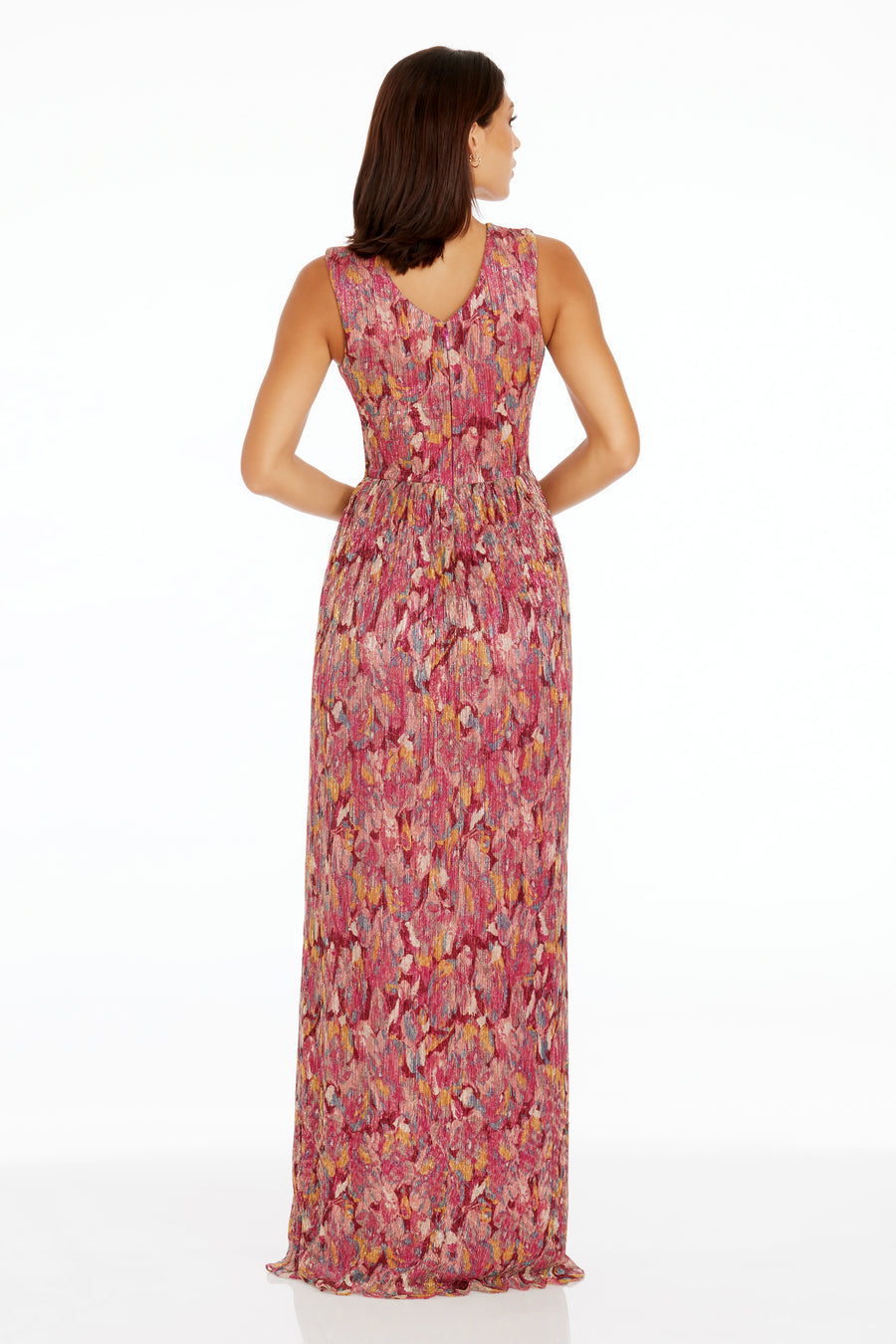 Leanna Gown / BRIGHT FUCHSIA MULTI