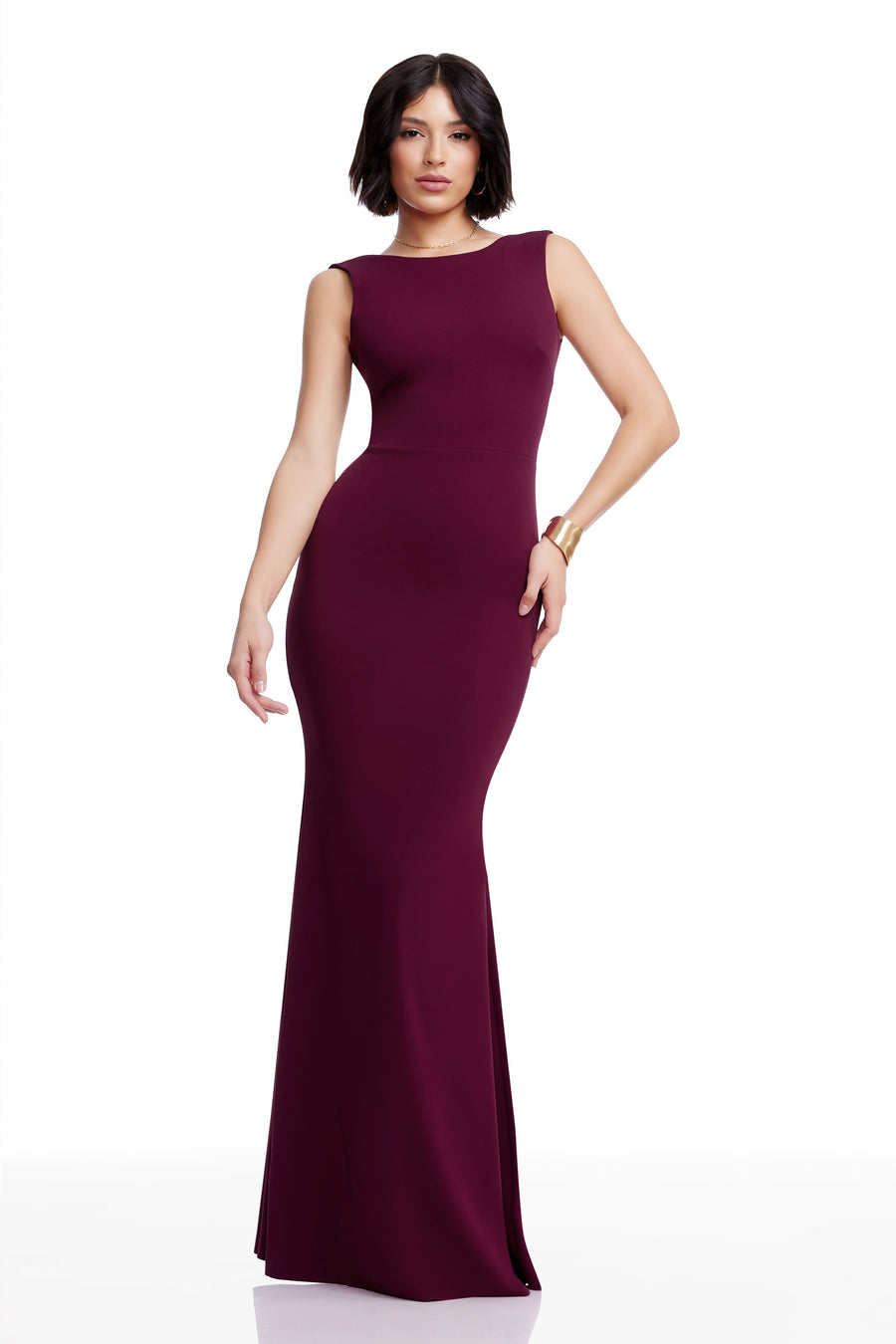Leighton Gown / DARK MAGENTA
