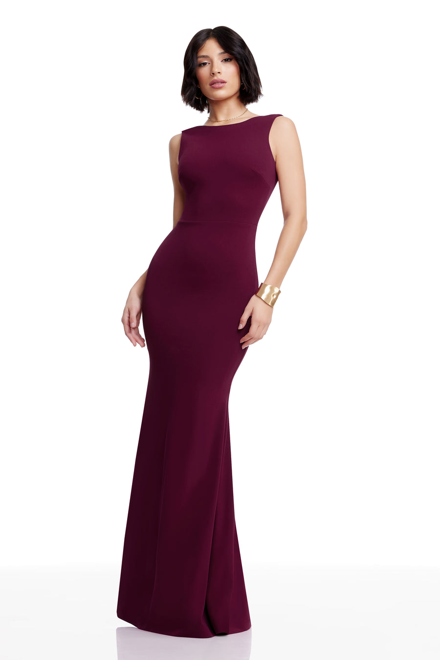 Leighton Gown / DARK MAGENTA